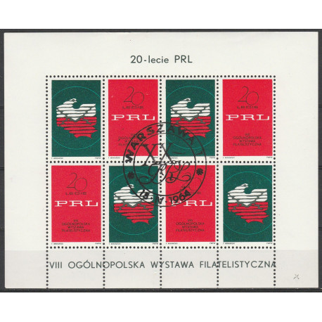 Nalepka "Warszawa 1964"