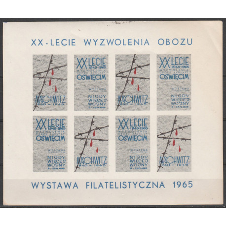 Nalepka "Oświęcim 1965"