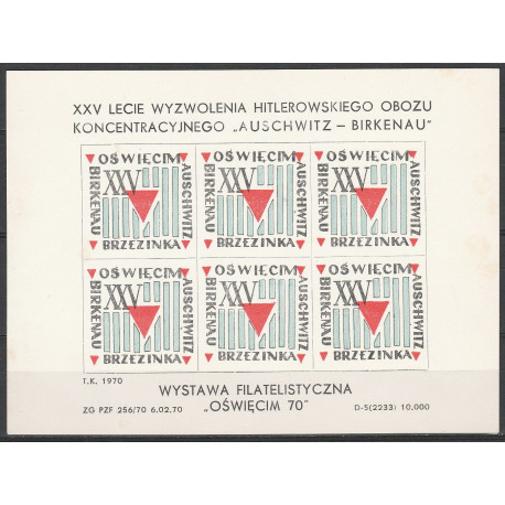 Nalepka "Oświęcim 1970"