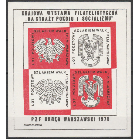 Nalepka "Warszawa 1978"