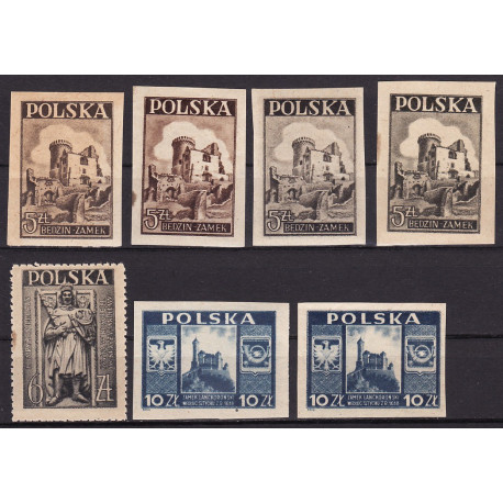 408-410 odcienie MNH**