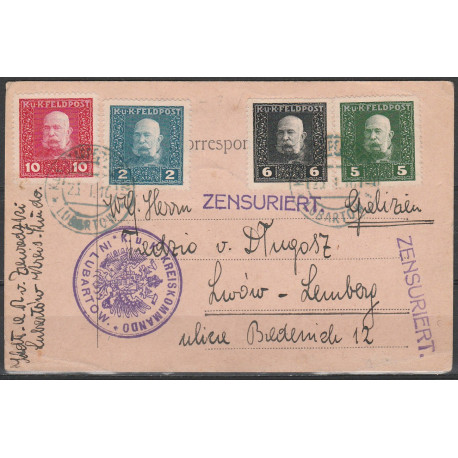 OA registered letter Lublin - Wien 1916