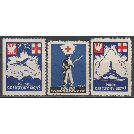 PCK charity labels 1941 MNH**