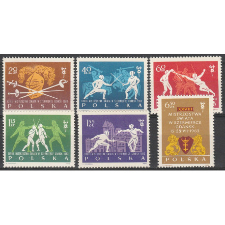 1257-1262 MNH**