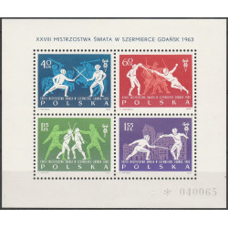 1258-1261 blok 38 MNH**