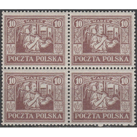 157 block of 4 MNH**