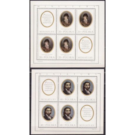 1870-1877 bl. 67-74 MNH**