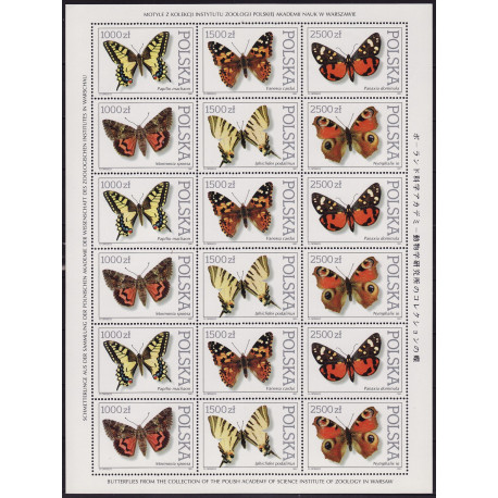 3195-3200 arkusz MNH**