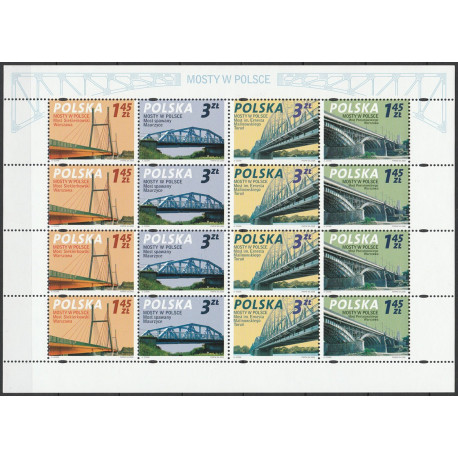 4196-4199 arkusz MNH**