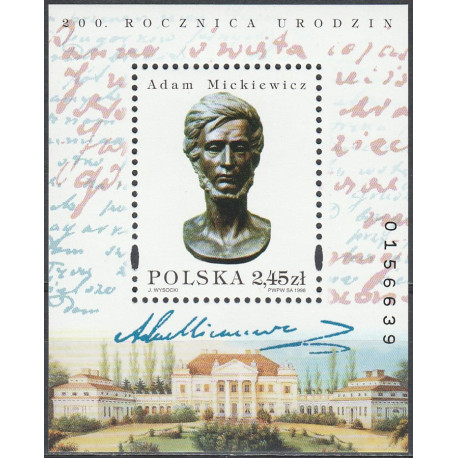 3593 blok 164 MNH**