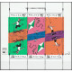 3825-3827 sheetlet MNH**