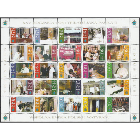 3868-3892 sheetlet MNH**