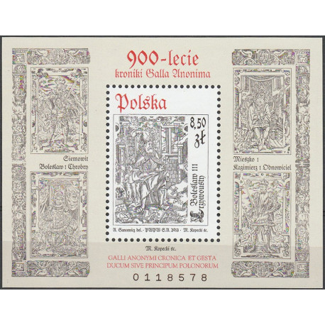 4458B blok 246B MNH**