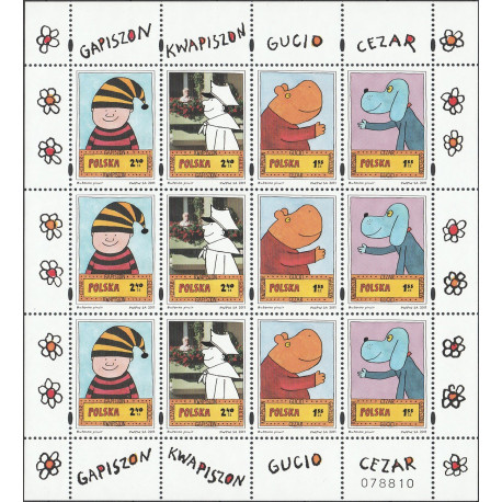 4372-4375 arkusz MNH**