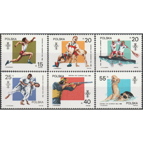 3001-3006 MNH**