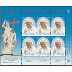 Vatican Mi 4668 sheetlet MNH**
