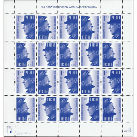 3980 arkusz MNH**
