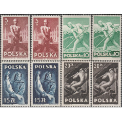 437-440 odcienie MNH**