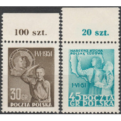 554-555 margines MNH**