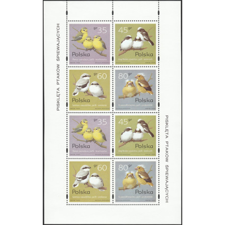 3419-3422 II sheetlet MNH**