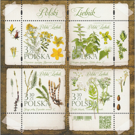 5084-5087 blok 349 MNH**