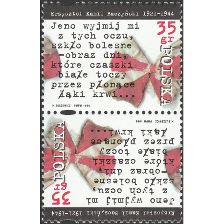 Polska 1996 - Fi 3423 tête-bêche MNH**