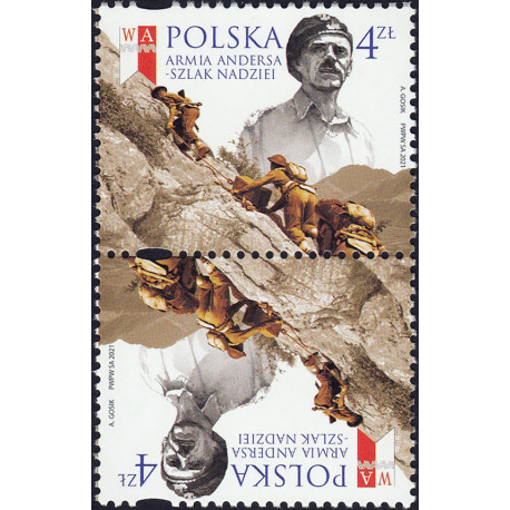 Poland 2021 - Fi 5183 tête-bêche MNH**