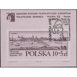 Polska 1973 - Fi 2116 blok 91b kasowany