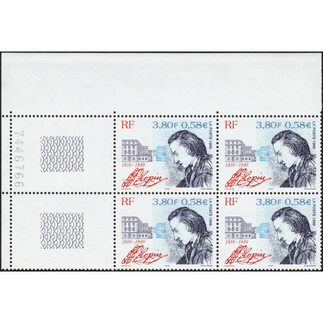 France Mi 3428 block of 4 MNH**