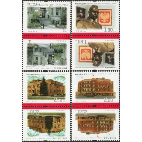 Polska 2001 - Fi 3742-3745 tête-bêche I MNH**