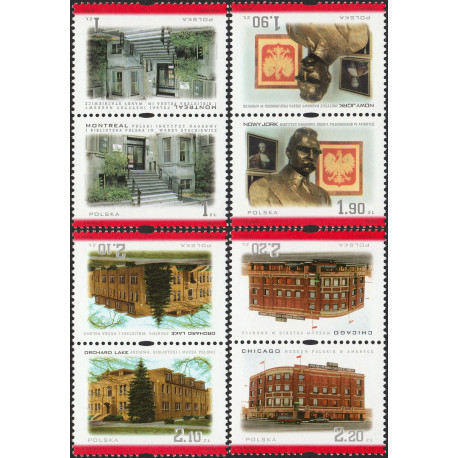 Polska 2001 - Fi 3742-3745 tête-bêche II MNH**
