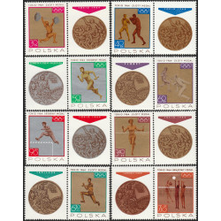 Poland 1965 - Fi 1472-1479 pw MNH**