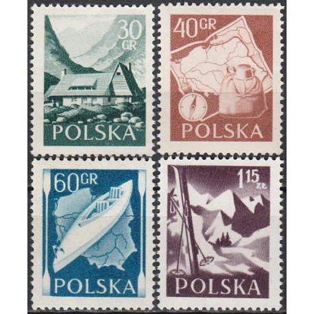 822-825 MNH**