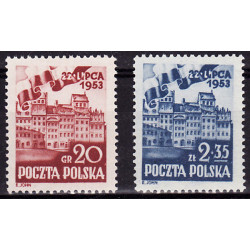 Polska 1953 - Fi 671-672 MNH**