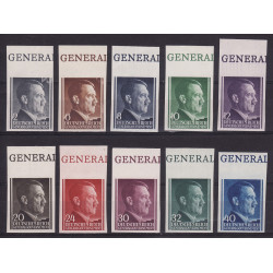 GG 071-75+77-81 makulatura MNH**